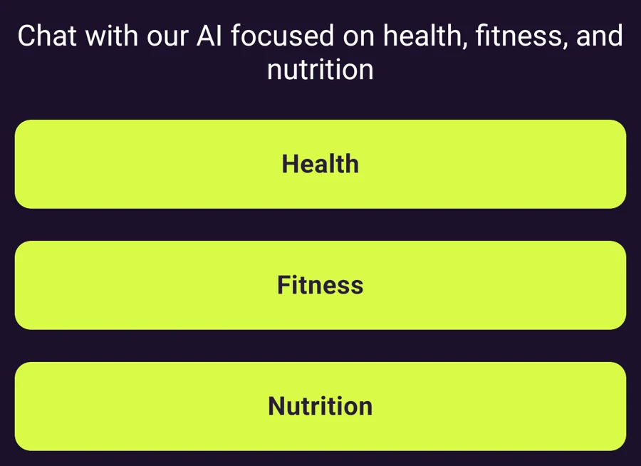 Access to Health, Fitness and Nutrition agents