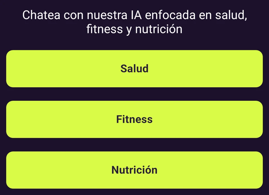 Acceso a los agentes de Salud, Fitness y Nutrición