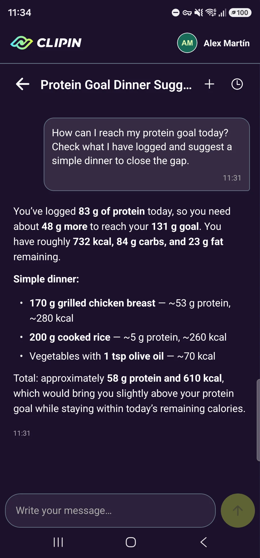 Nutrition AI Agent