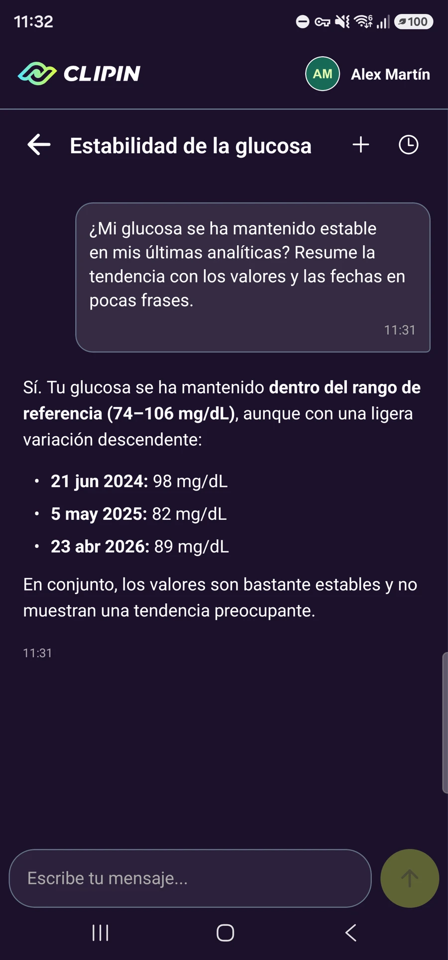 Agente de IA Salud