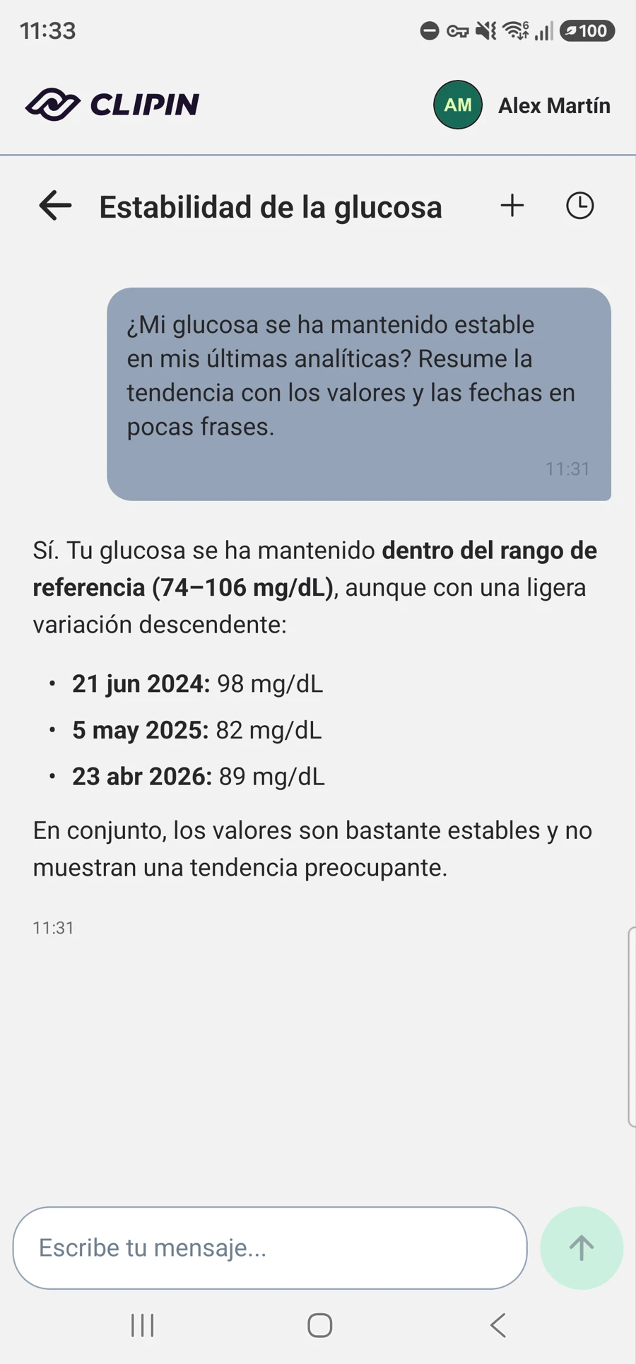 Agente de IA Salud