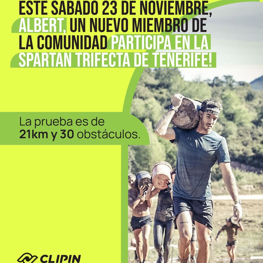 Albert se Enfrenta a la Spartan Trifecta en Tenerife