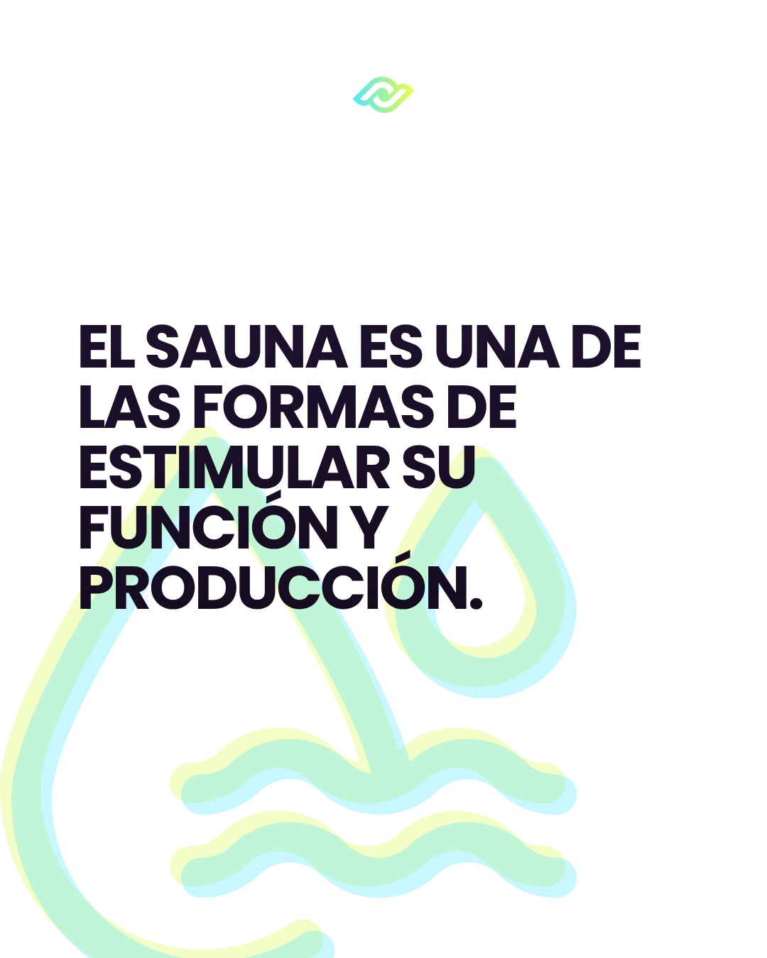 Thermometer icon beside text about sauna and heat shock proteins.