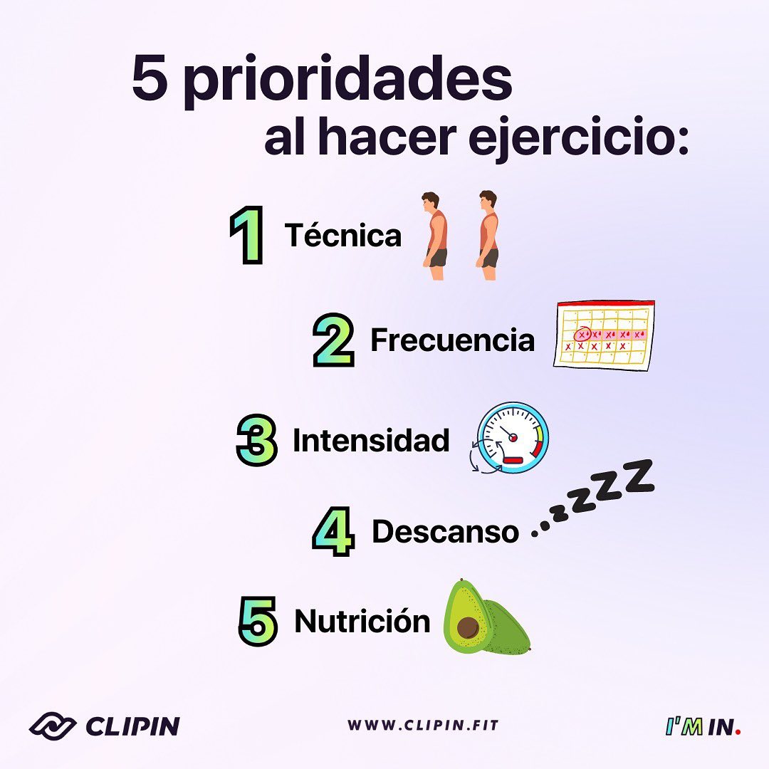 5 Prioridades al hacer ejercicio