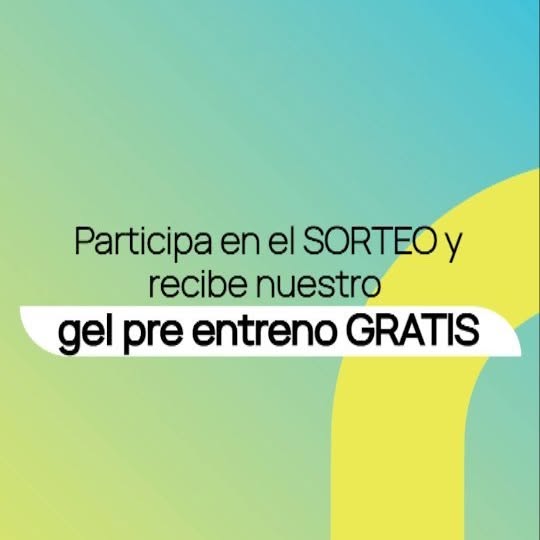 ¡Participa en el Sorteo de Nuestro Nuevo Gel Pre-Entreno!