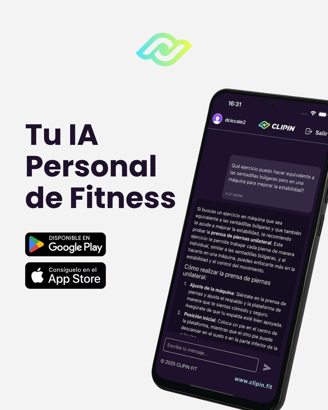 Descubre CLIPIN: Tu Asistente de Fitness y Nutrición